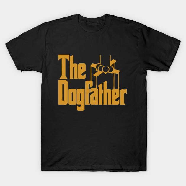 The Dogfather T-shirt Design T-Shirt by Timeless Basics